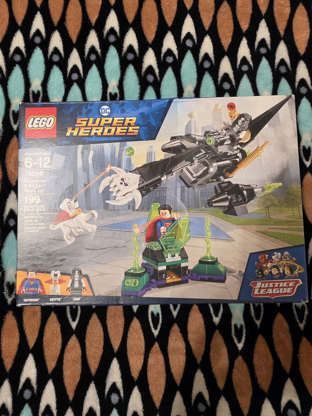 Lego Super Heroes Playset with Black, Green and Purple Elements